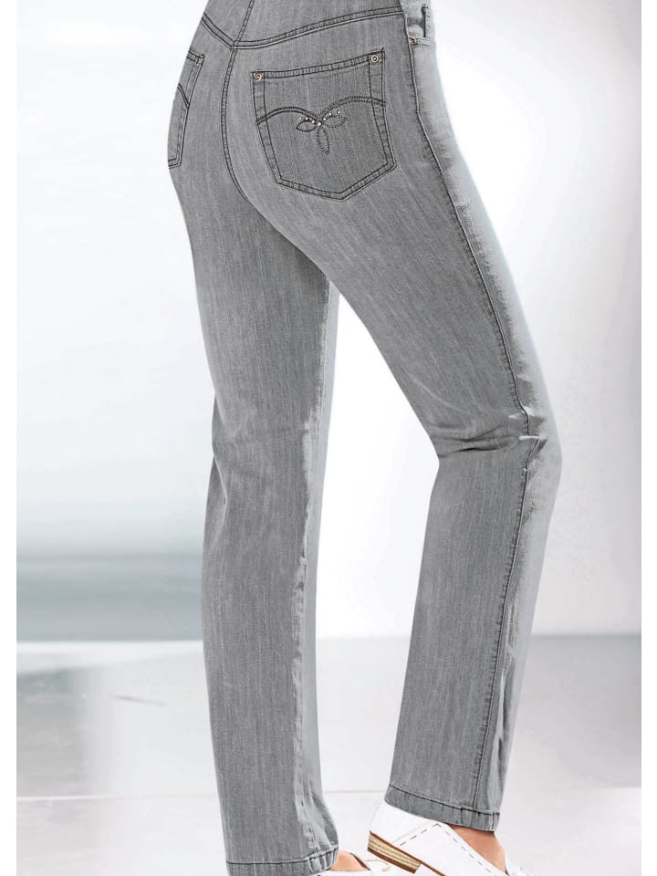 

Джинсы с пятью карманами из серого денима WITT WEIDEN