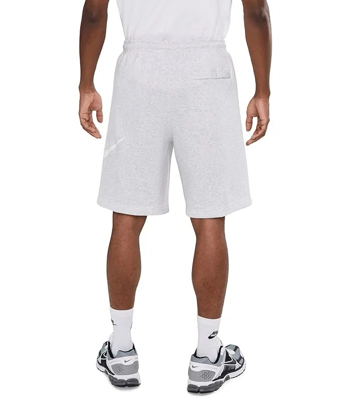 Шорты Nike Club Fleece, Birch Heather/White/White — фото 4