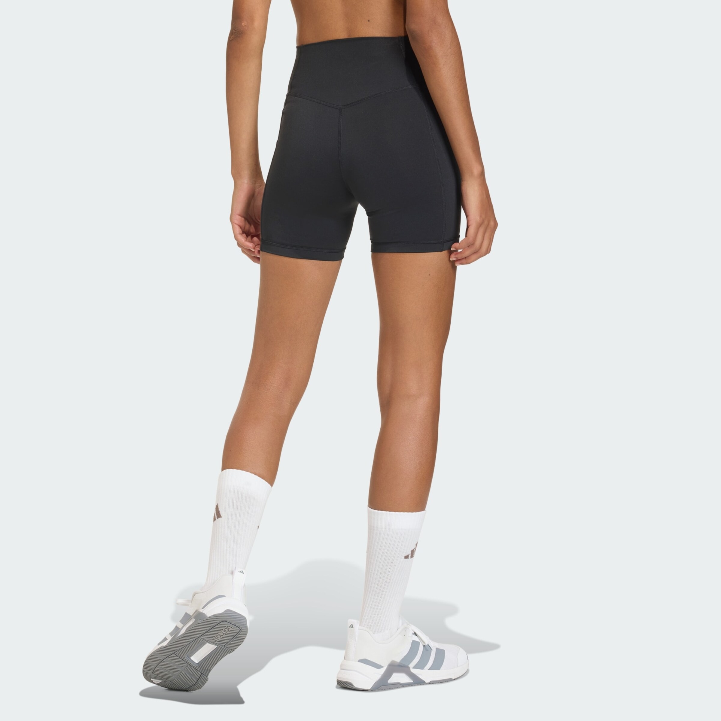 Adidas Performance Узкие спортивные шорты 'Optime Essentials' в черном цвете — фото 3