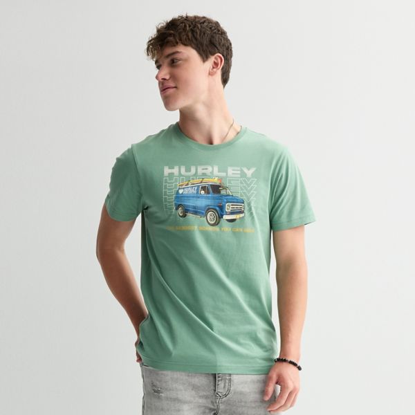 

Мужская графическая футболка Hurley, цвет cilantro