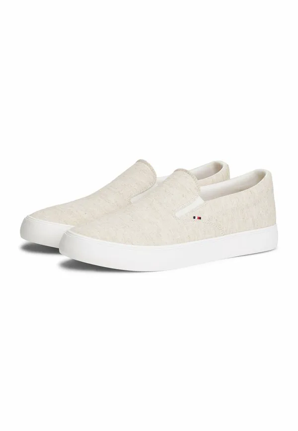 Кроссовки из жаккардовой ткани шамбре Tommy Hilfiger, Ecru — фото 2
