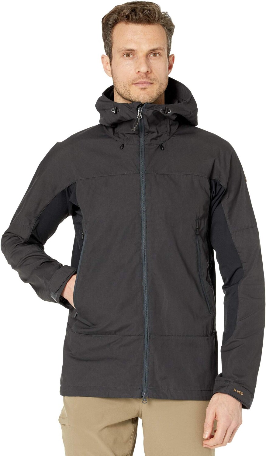 

Куртка Abisko Lite Trekking Jacket Fjällräven, цвет Dark Grey/Black
