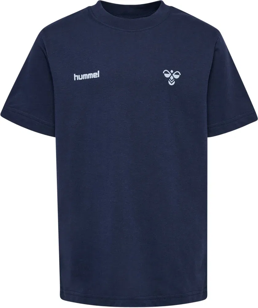 Футболка детская с принтом Hummel, синий
