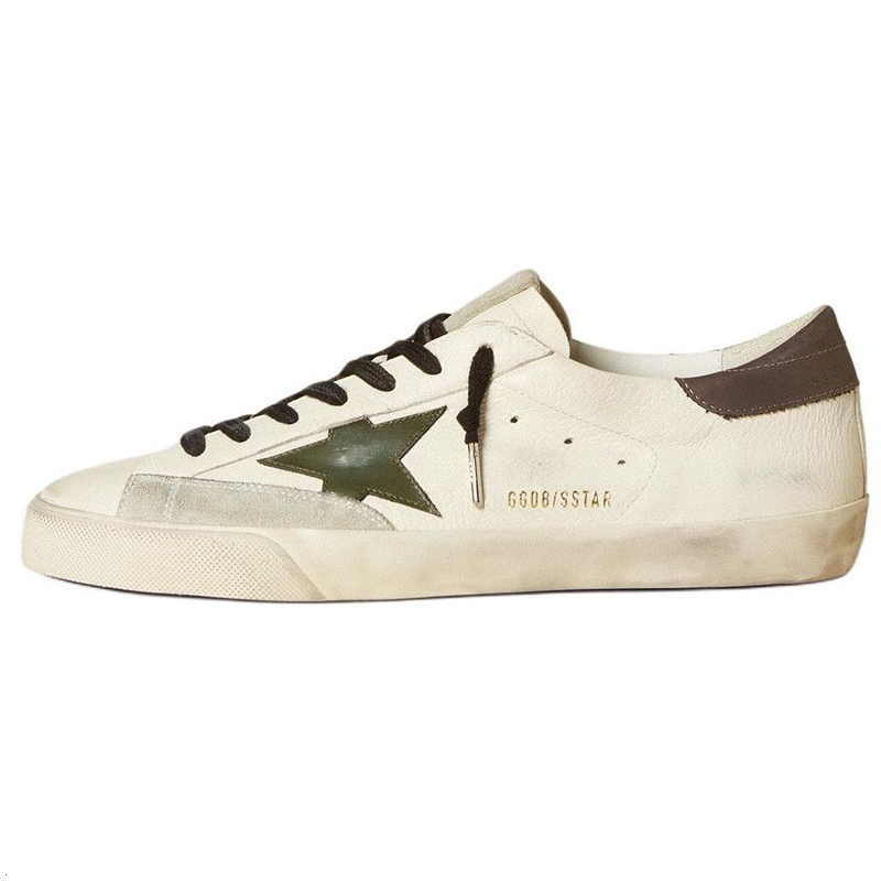 

Кроссовки Super-Star Low-Top Skateboard Men's White Golden Goose