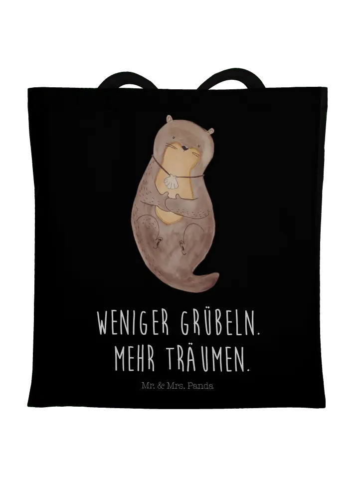 

Сумка для переноски Mr & Mrs Panda Otter Muschel, черный