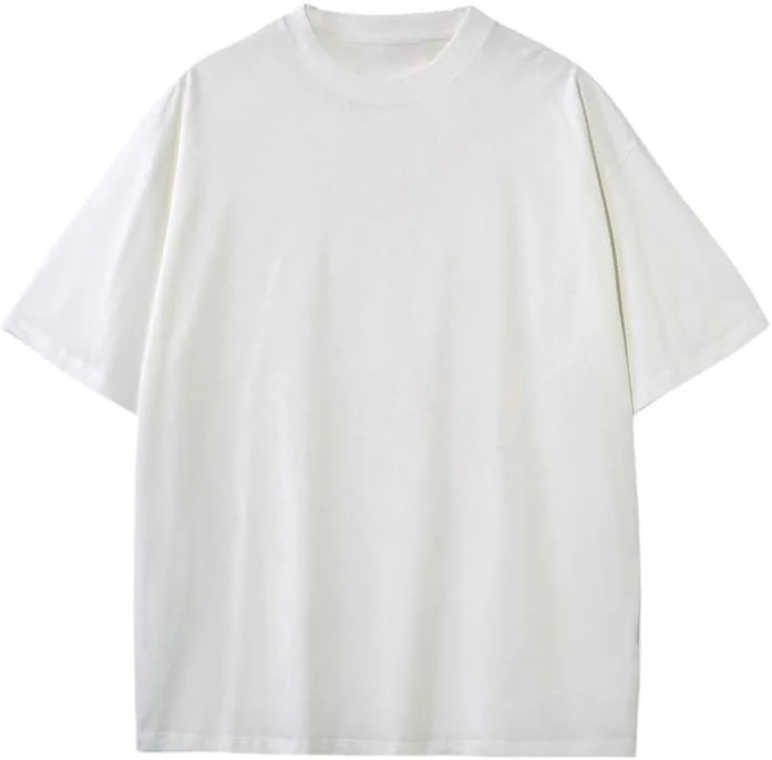 

Мужская футболка Oversized Heavyweight Cotton Loose Fit Crewneck ElegantChoice