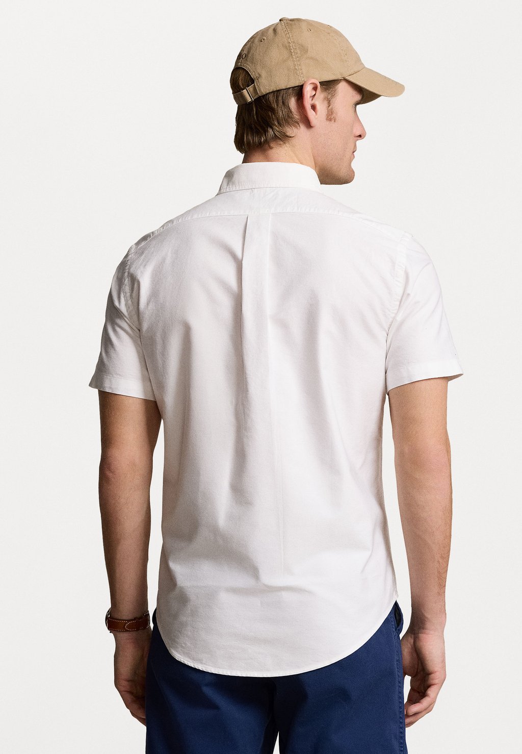 Рубашка CUSTOM FIT OXFORD SHIRT Polo Ralph Lauren, белый — фото 3