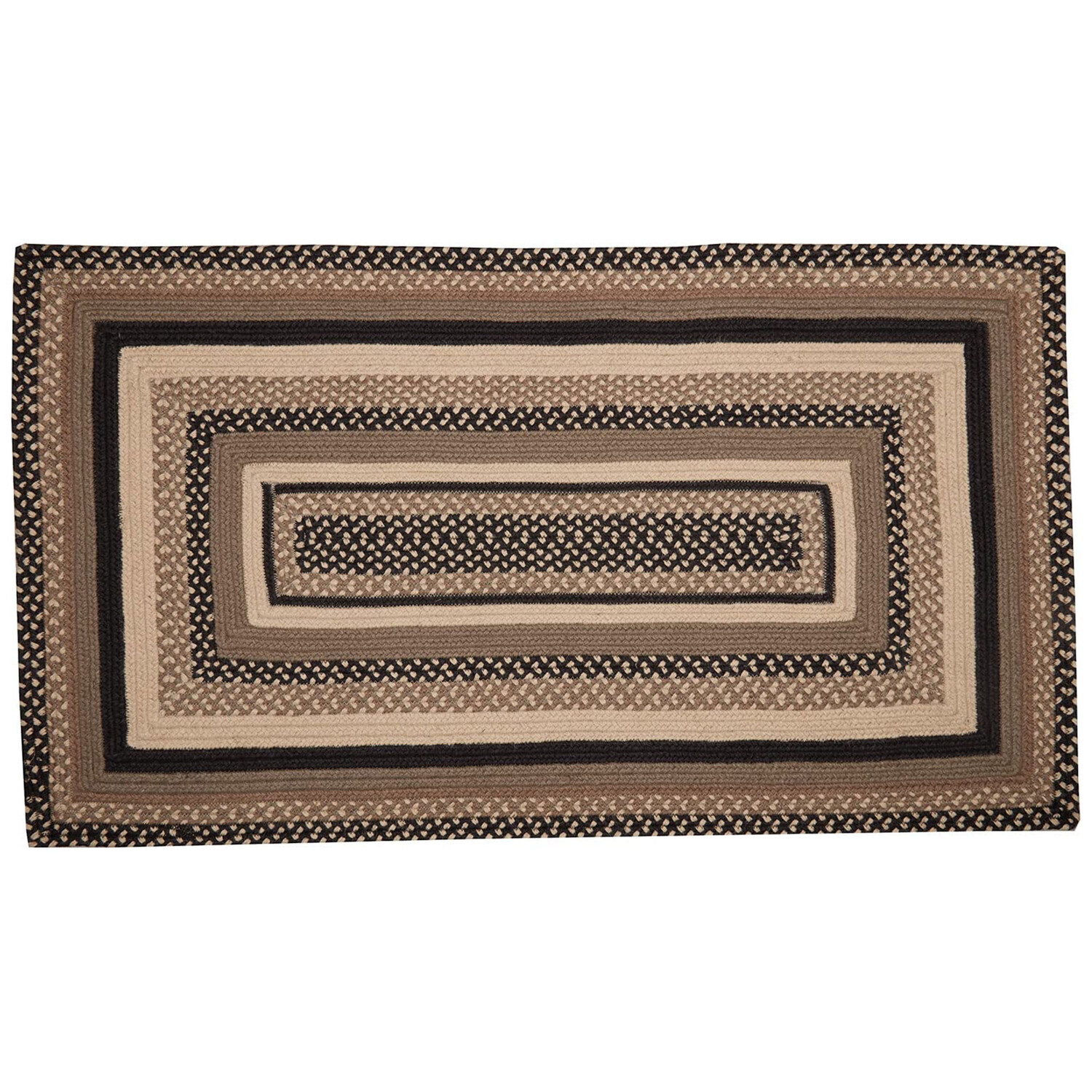 

Коврик прямоугольный VHC Brands Sawyer Mill Farmhouse, угольный / кремовый