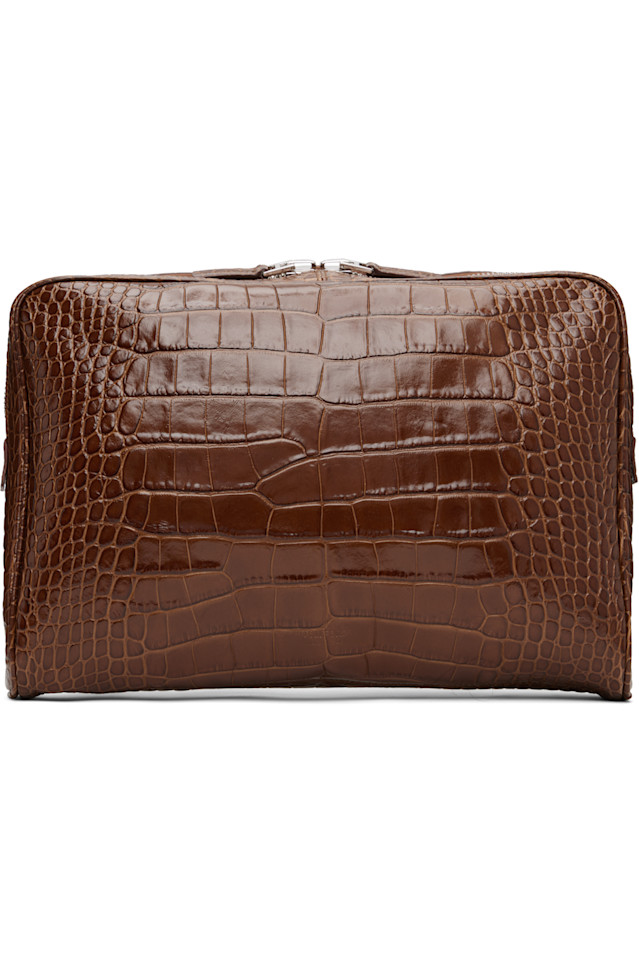 

Tom Ford Минималистичный чехол для ноутбука бежевого цвета