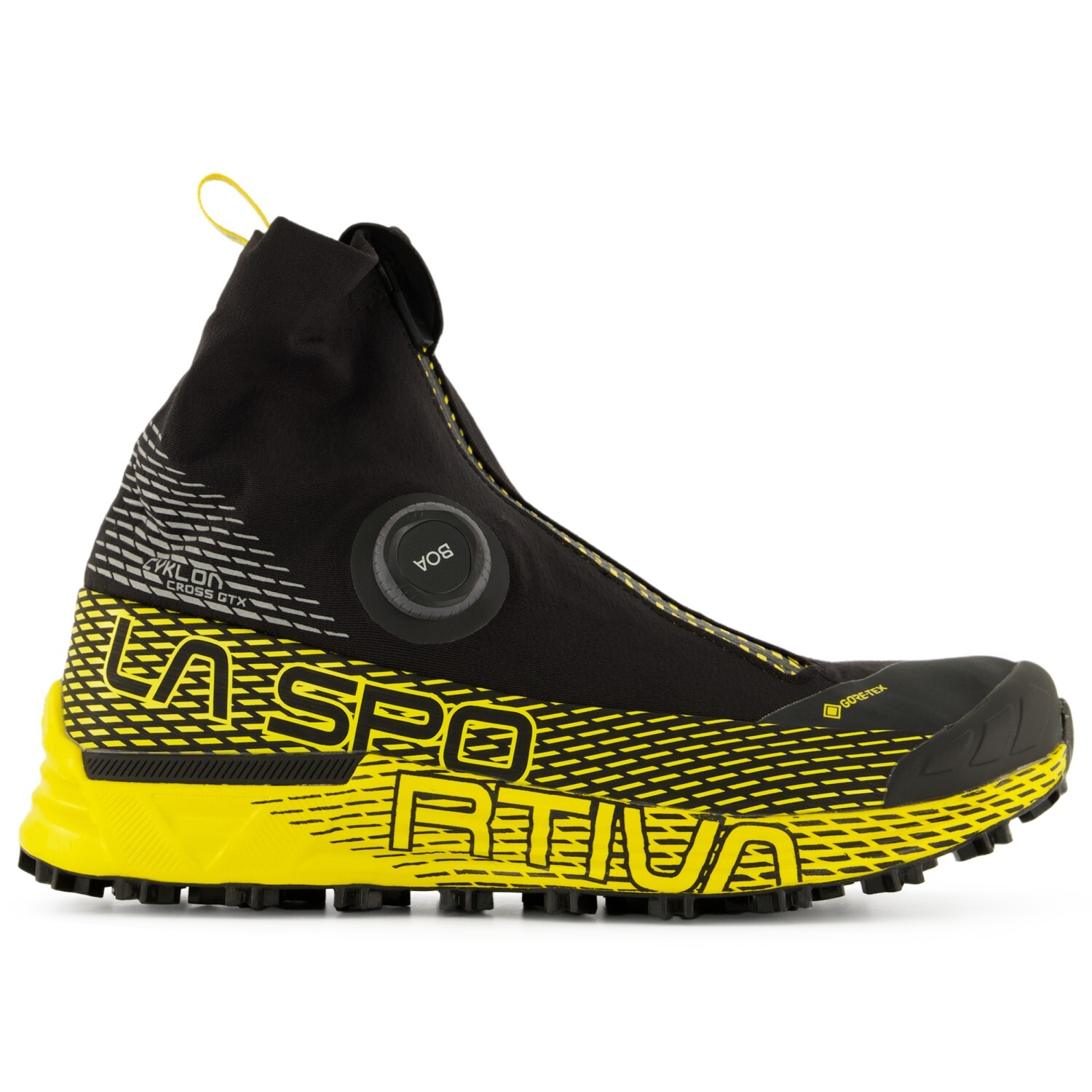 

Кроссовки для бега по пересеченной местности La Sportiva Cyklon Cross GTX, цвет Black/Yellow