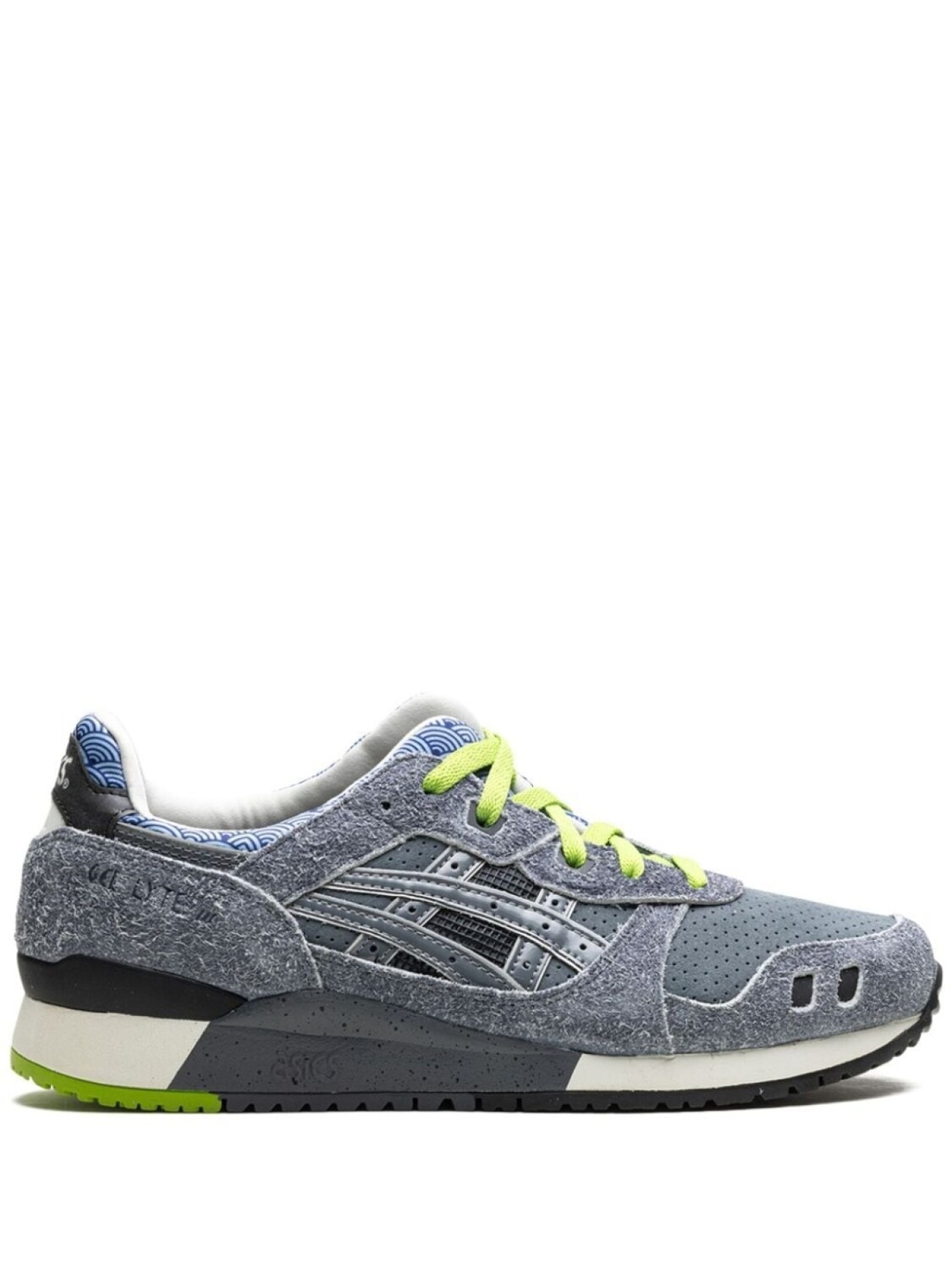 

Кроссовки GEL-LYTE III Nice Kicks Castlerock - Castelrock/Navy/Lime ASICS, синий
