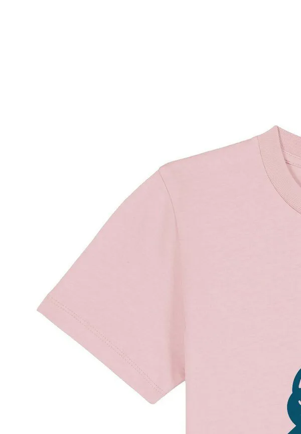 Футболка с принтом "und katze" Watapparel, Cotton Pink — фото 4