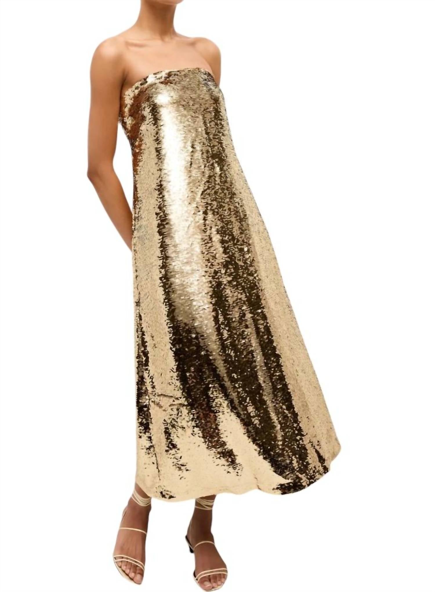 

Marie Oliver Платье Nalonie цвета таупи