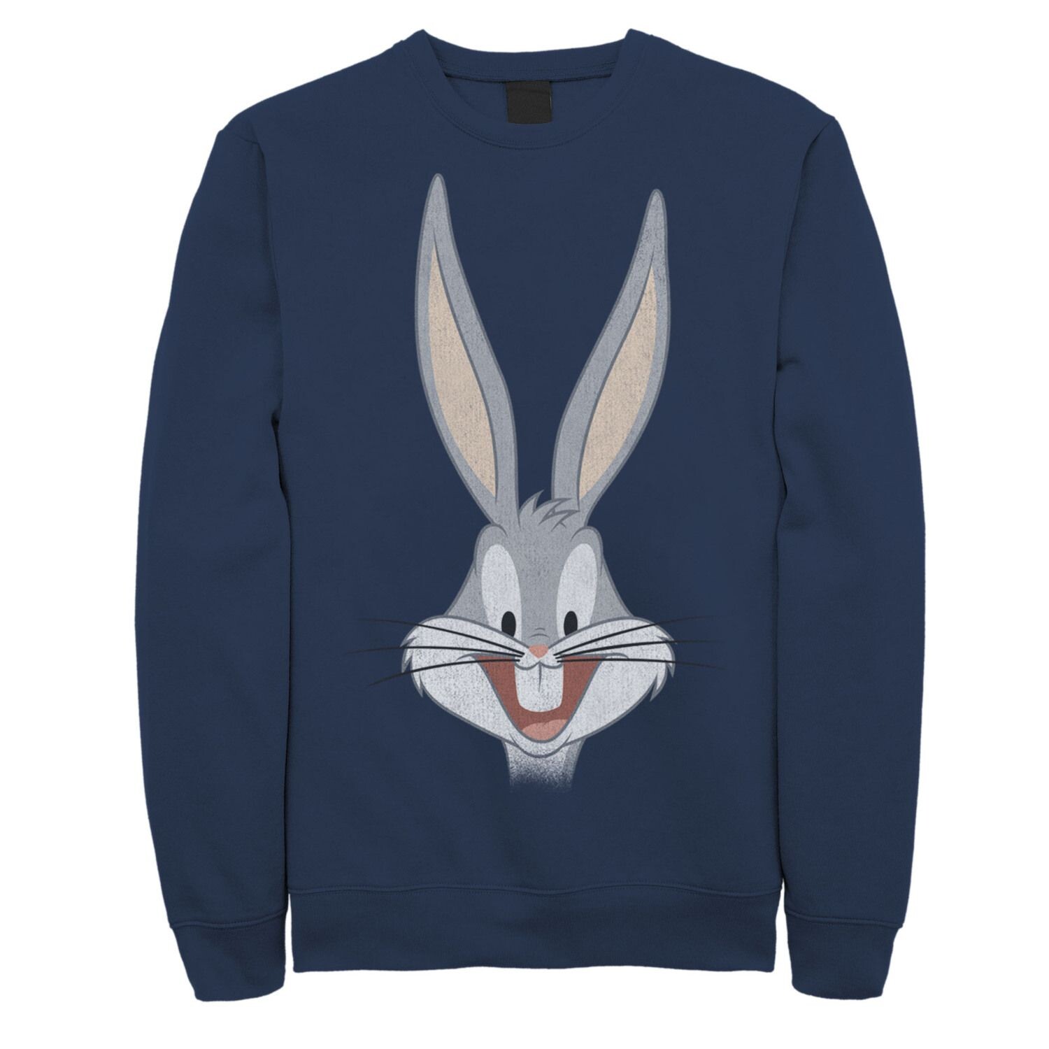

Мужской большой свитшот с улыбкой Looney Tunes Bugs Bunny Smiling Licensed Character