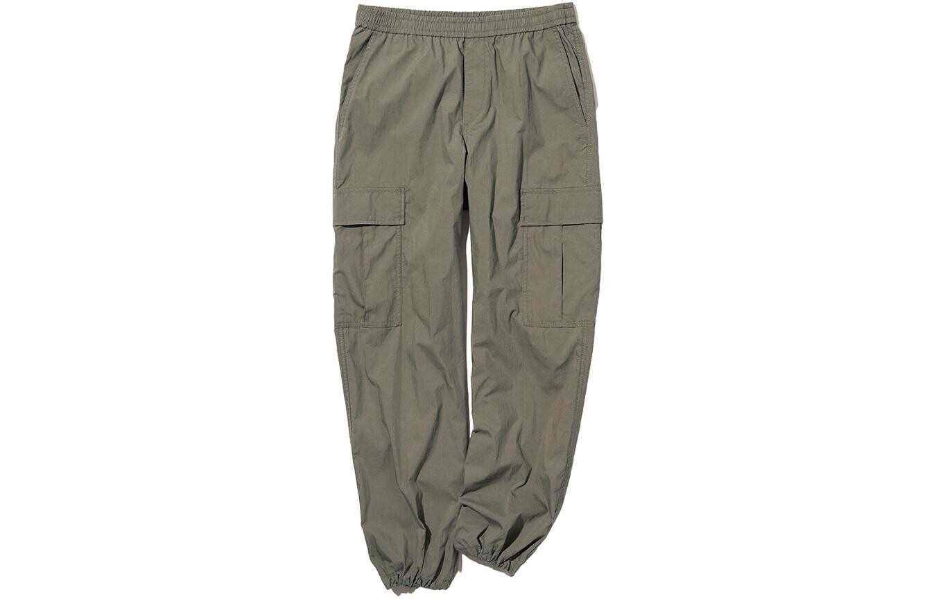 

Брюки-карго женские Оливковые Uniqlo
