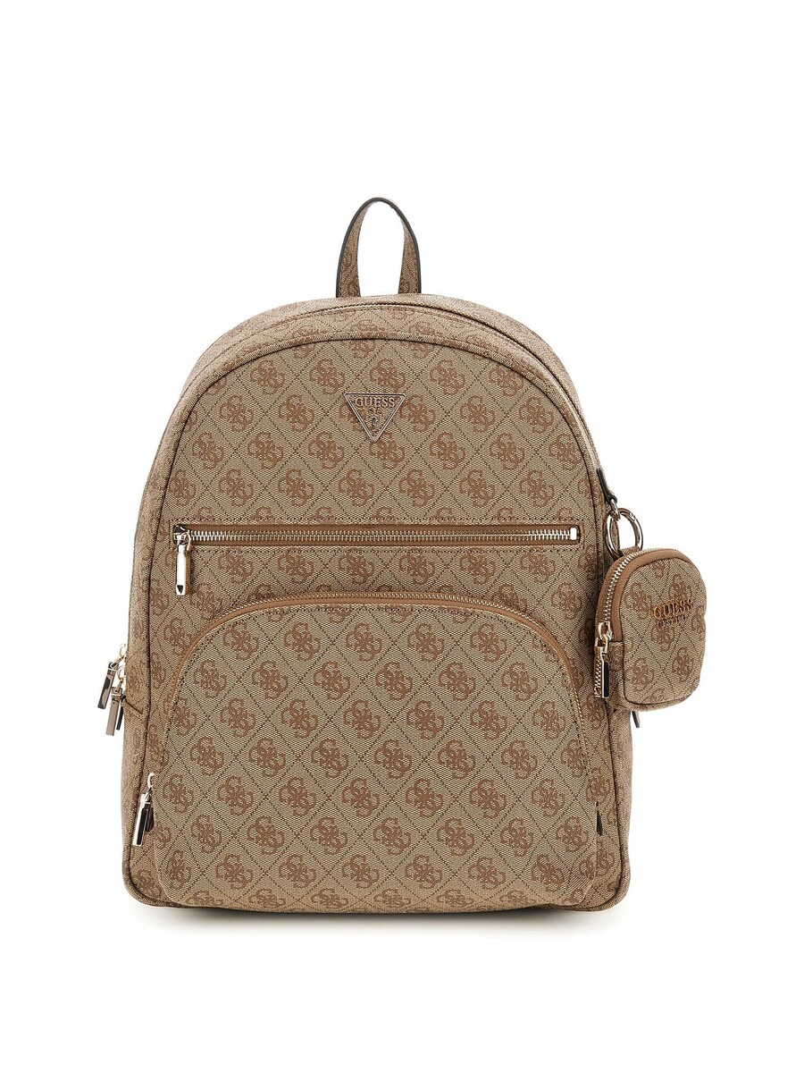 

Рюкзак GUESS Power Play, цвет Cream/Dark beige