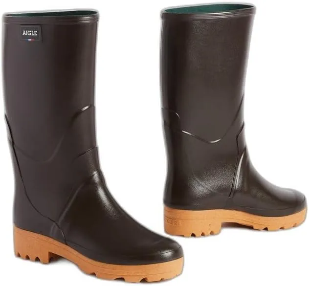 Мужские рабочие ботинки Aigle Chambord Pro 2 Iso Work Wellington Boots, коричневый