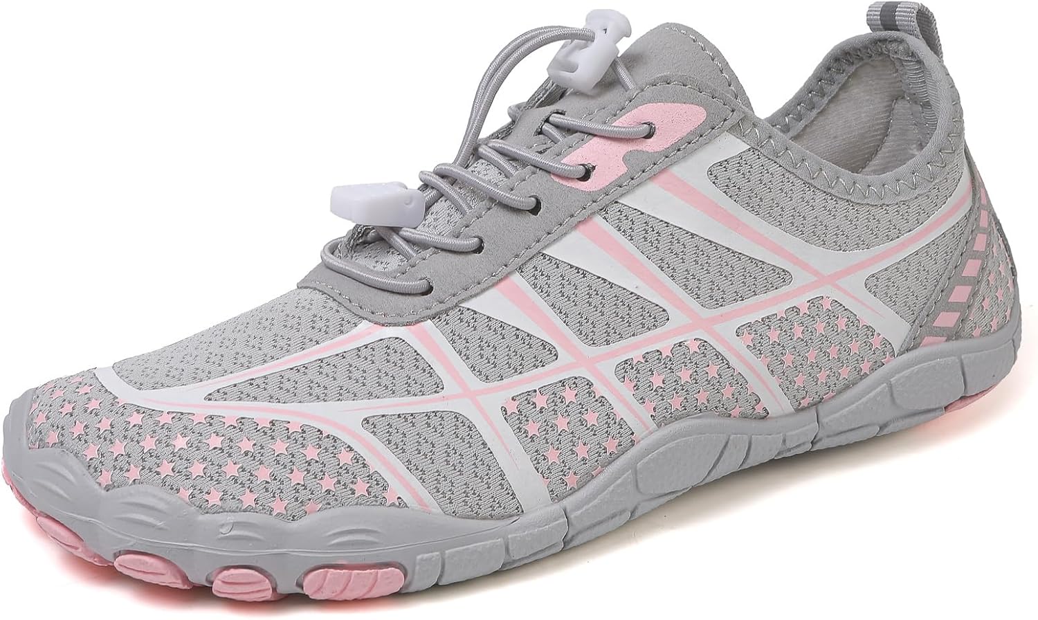 

Кроссовки для походов для женщин и мужчин, дышащие, нескользящие, с широким носком Rianclud, серый