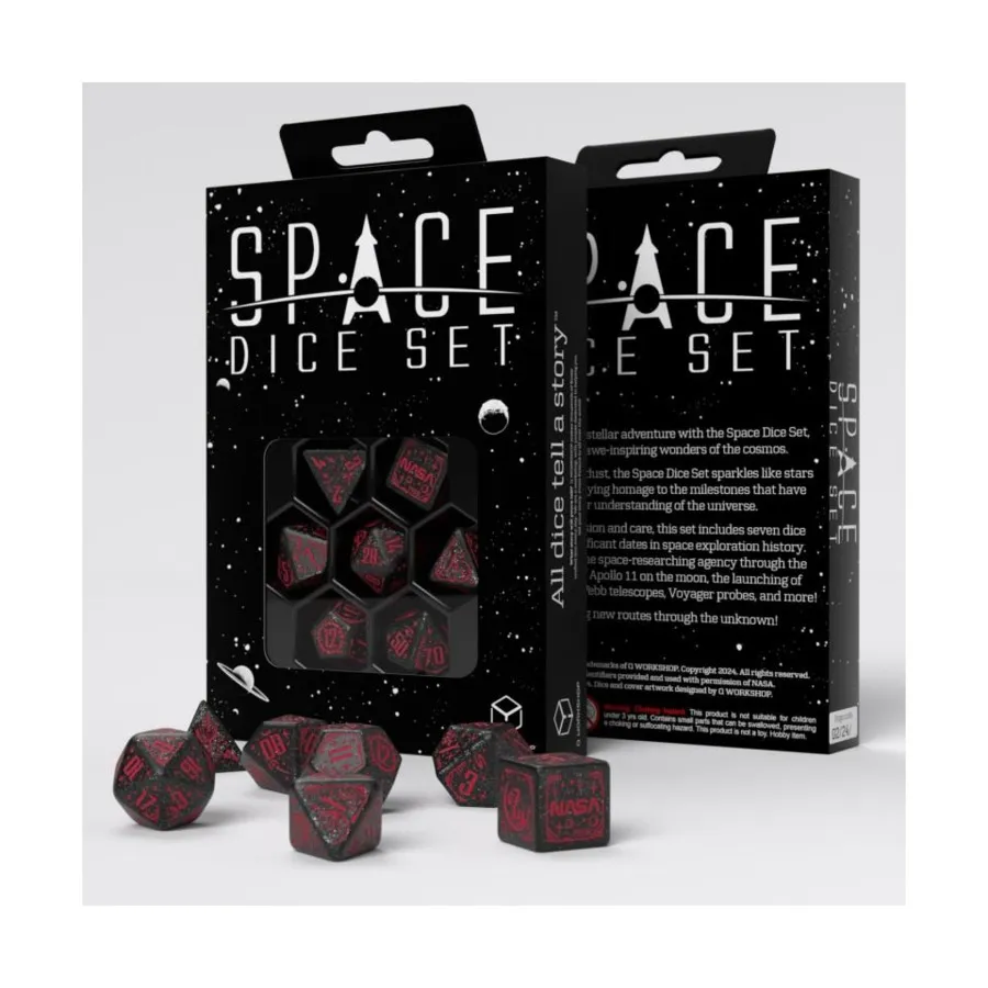 

Полигональный набор космических кубиков — «Вояджер» (7), Space Dice (Q-Workshop)