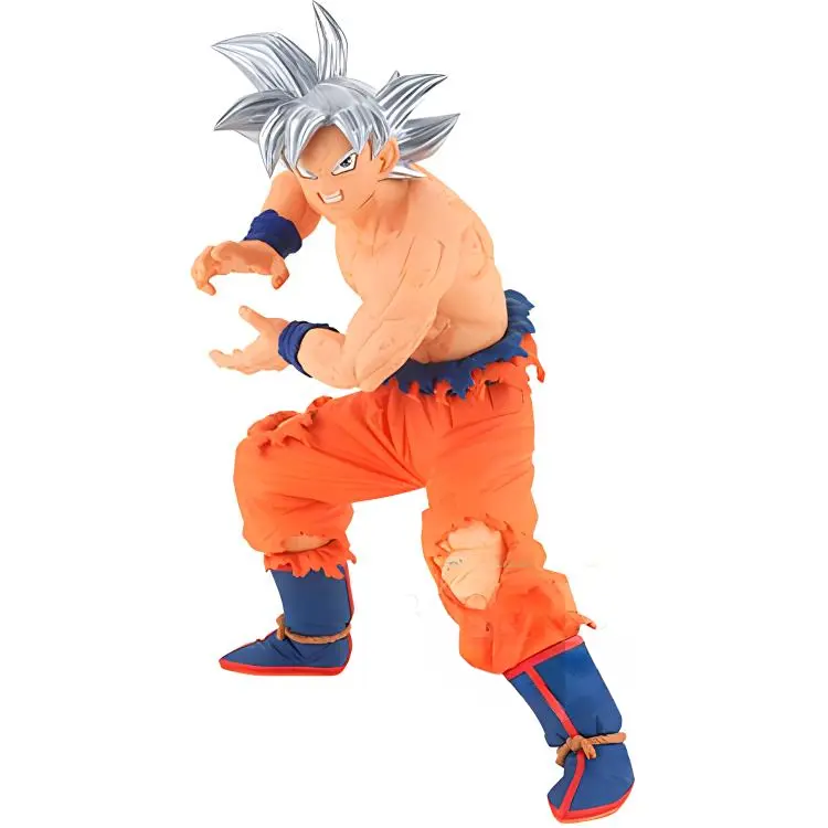 

BANPRESTO Очки Sun Wukong, Dragon Ball Super, Zenkai Buuha, Kamehameha, серебристые волосы 18см