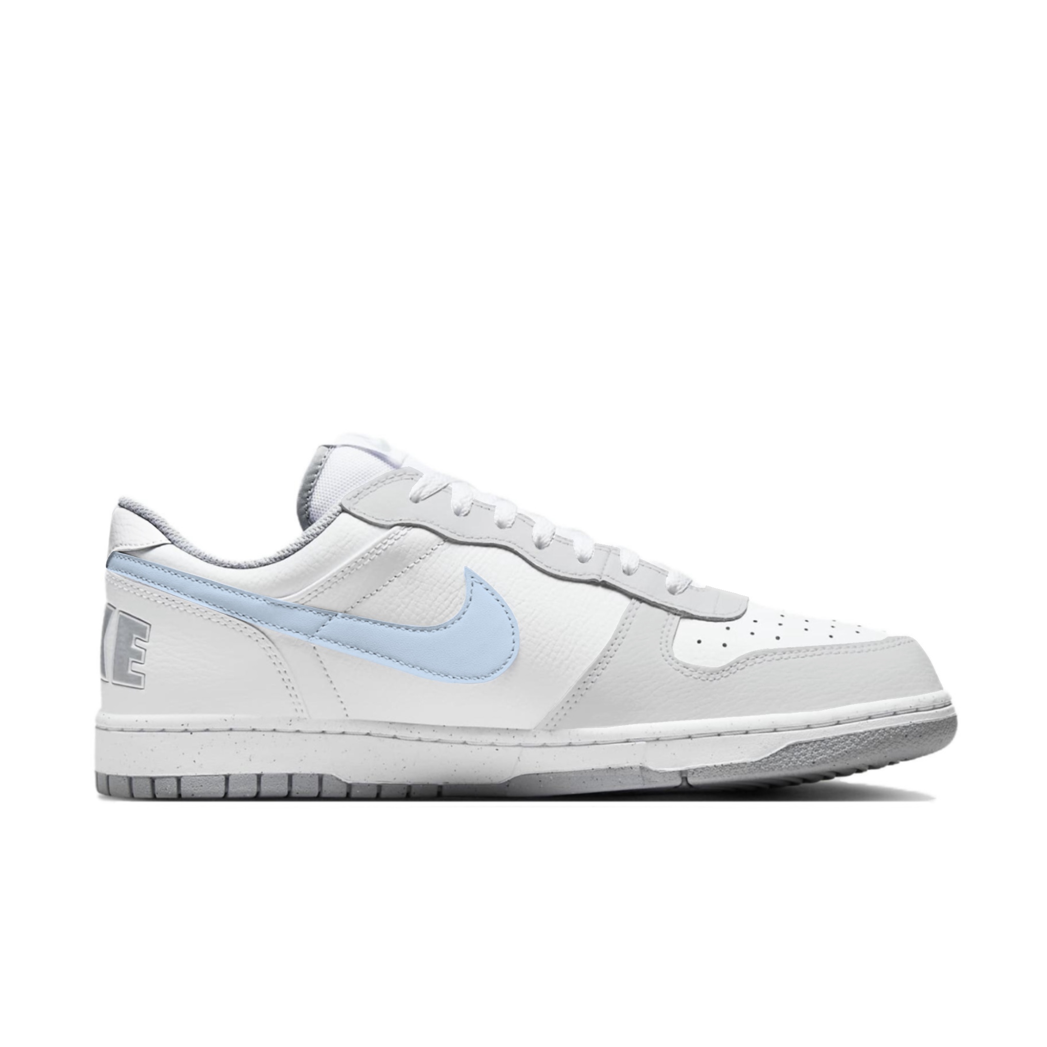 Nike Кроссовки для скейтбординга Big Galloping With The Clouds, устойчивые к истиранию, дышащие, низкие, мужские, бело-синие — фото 3