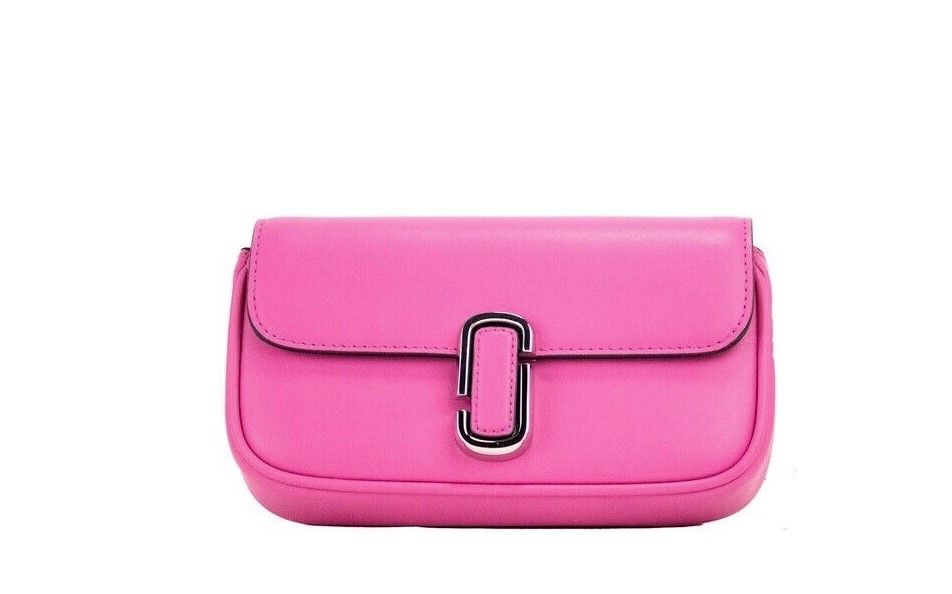 

Сумка-трансформер J Marc Mini через плечо из гладкой пурпурной кожи The Marc Jacobs