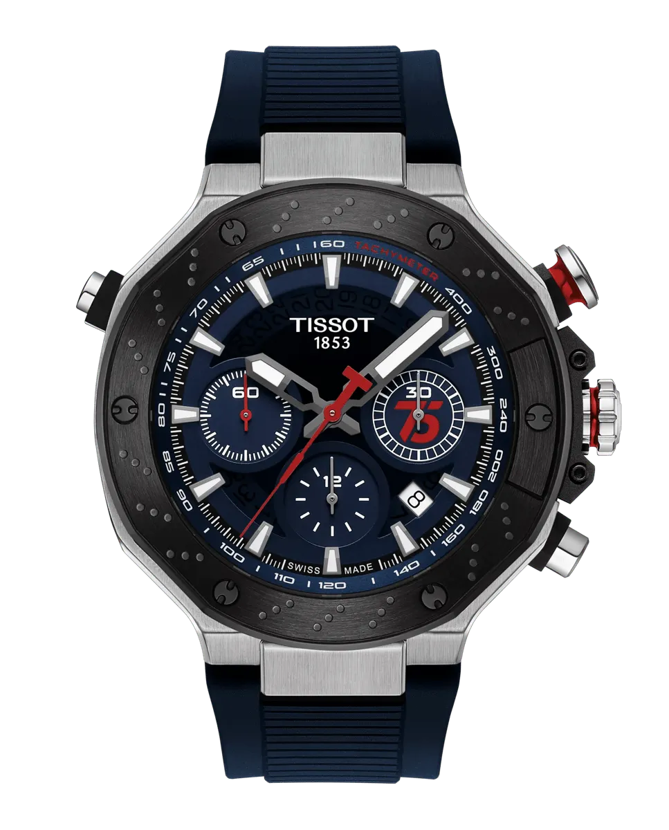 

Мужские часы T-Race collection с автоматическим механизмом из стали Tissot, синий