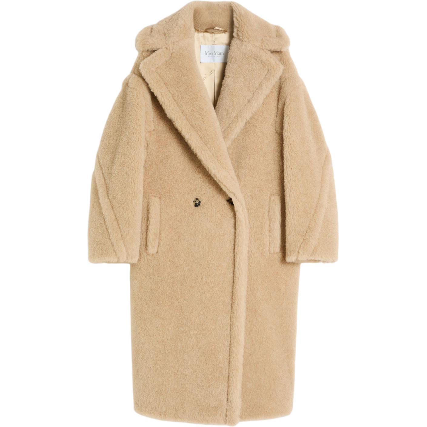 

Пальто женское светлого цвета с лацканами, Moderate MaxMara, pale color