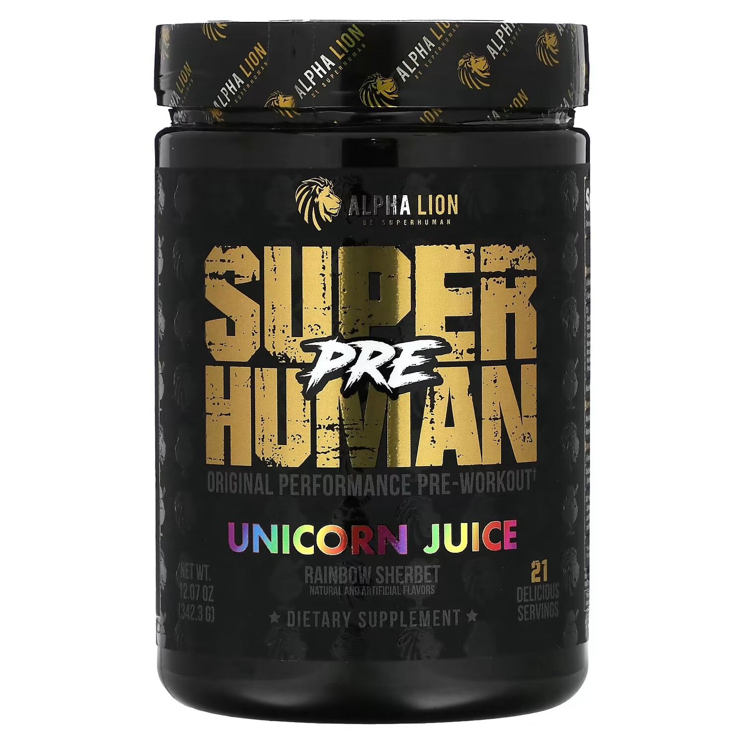 

Пищевая добавка ALPHA LION SuperHuman Pre, радужный шербет