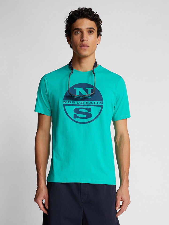 

Футболка North Sails, бирюзовый