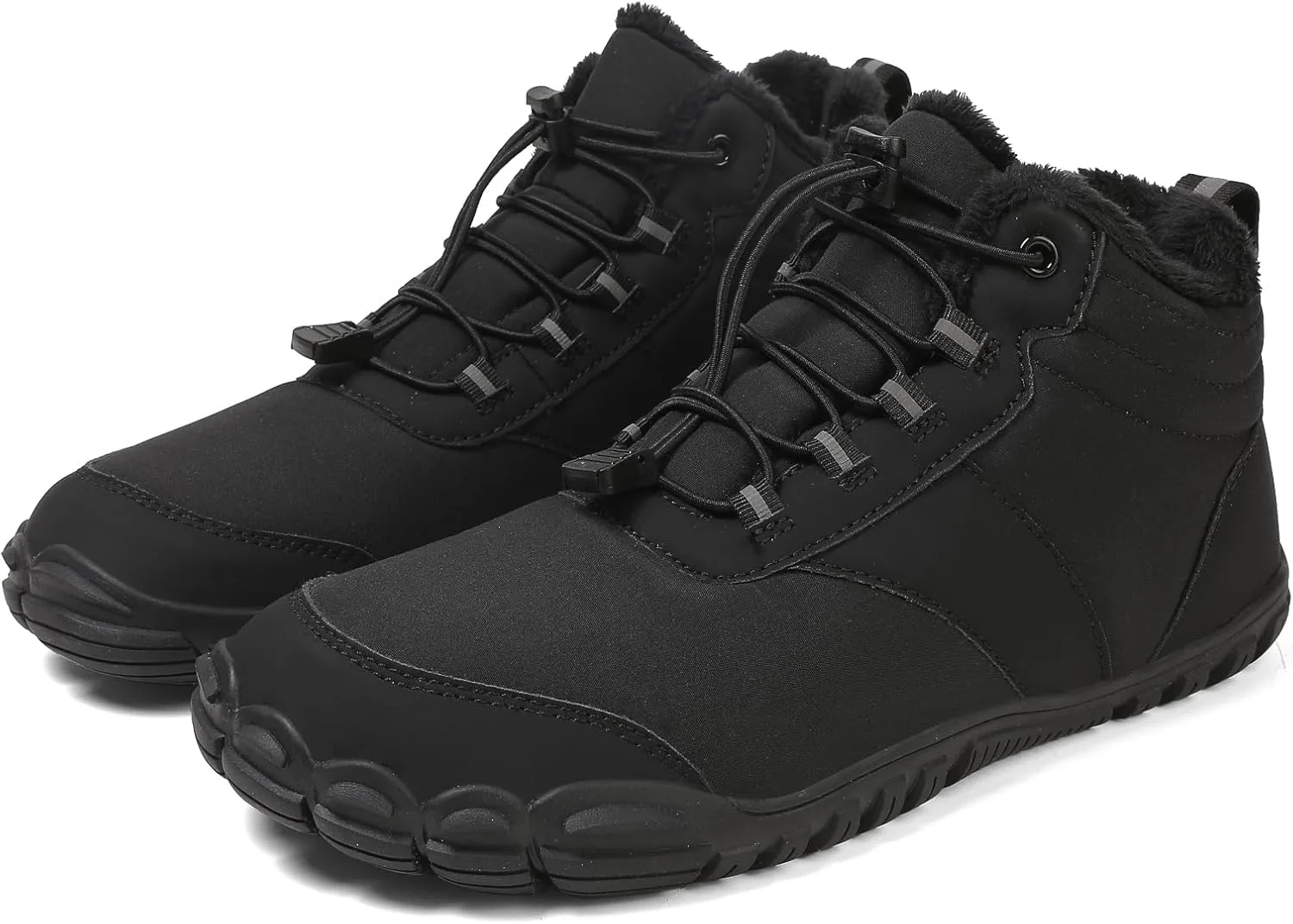 Зимние ботинки Peakfootwear с меховой подкладкой и нескользящей подошвой, черные — фото 3