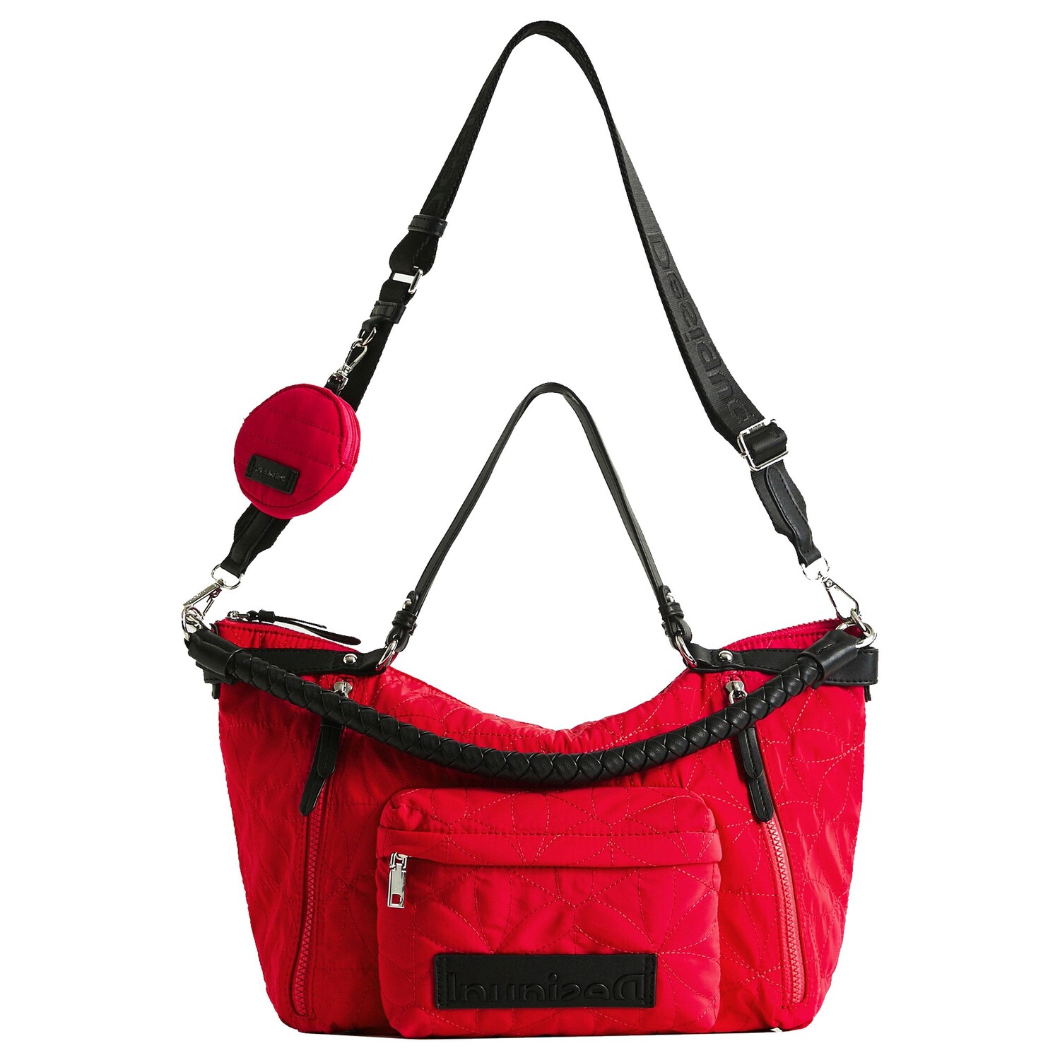 

Сумка через плечо Desigual Bols Prisma Libia Handtasche 29 cm, фуксия