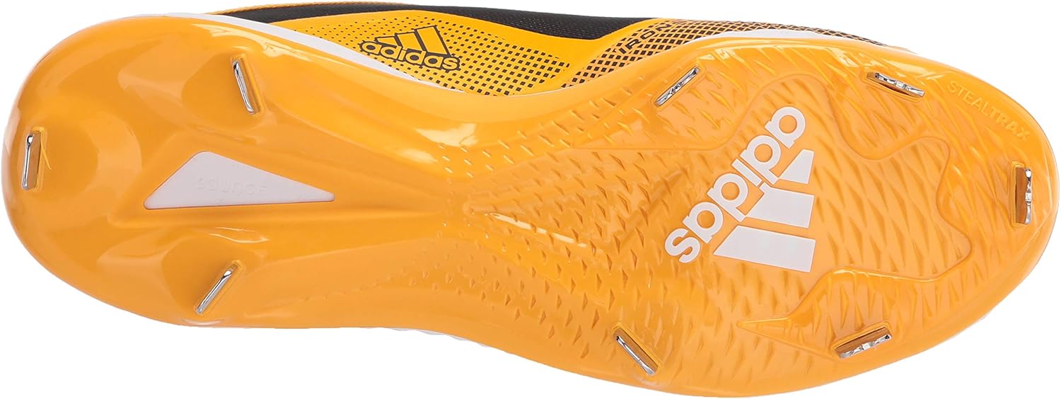 Мужские бейсбольные кроссовки Adidas FV9348, белый/черный/золотой — фото 4