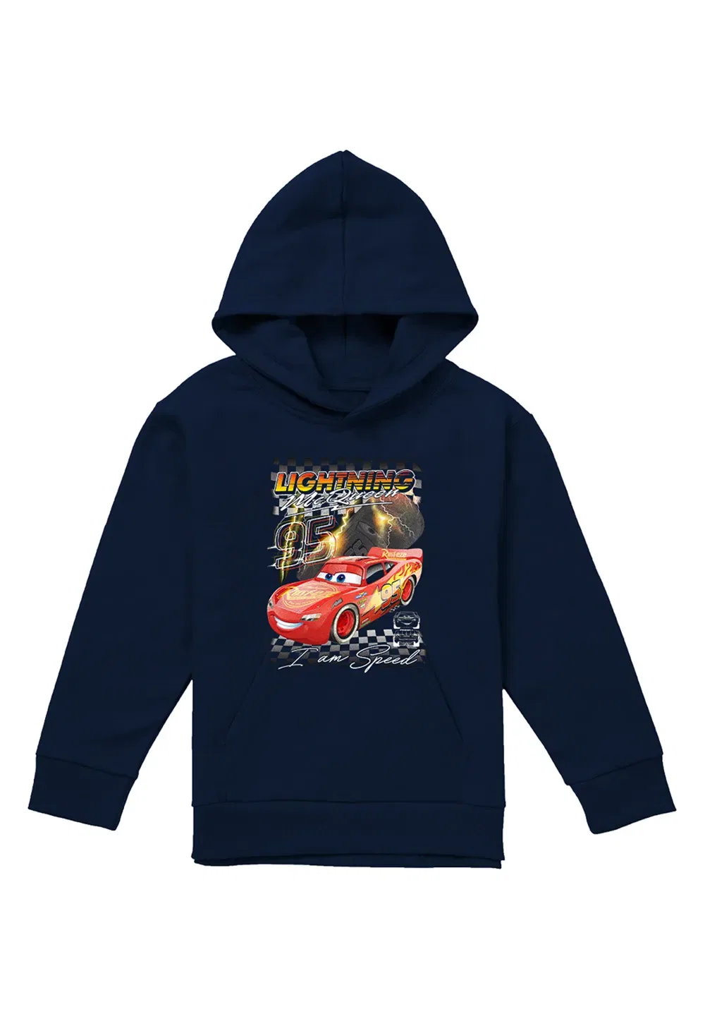 Детская худи Lightning McQueen I Am Speed, Disney, темно-синий — фото 4