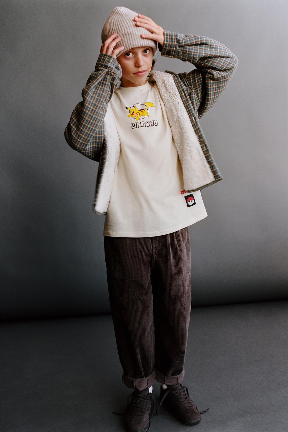 

Футболка pikachu pokémon ZARA, экрю