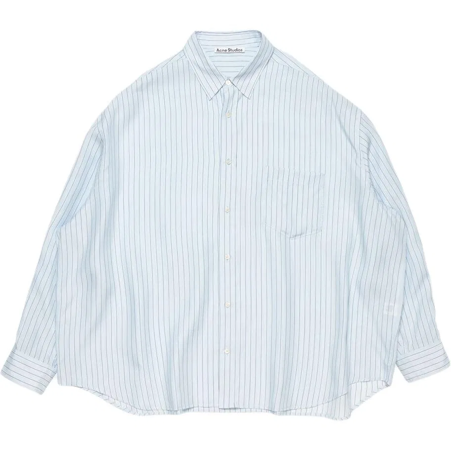 Рубашка Midsummer Capsule Collection SS26 Acne Studios синяя