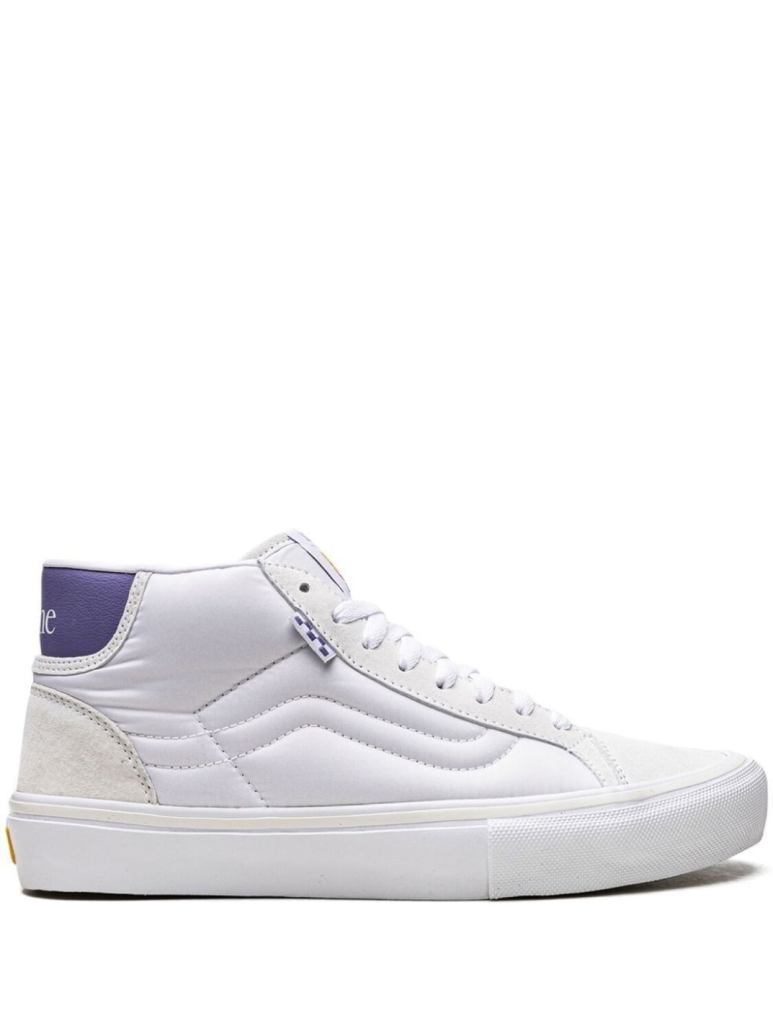 

Кроссовки Vans х Dime Skate Mid Skool, белый/сиреневый