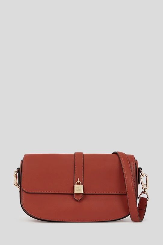 

Кожаная сумка K/AUTOGRAPH Karl Lagerfeld, красный