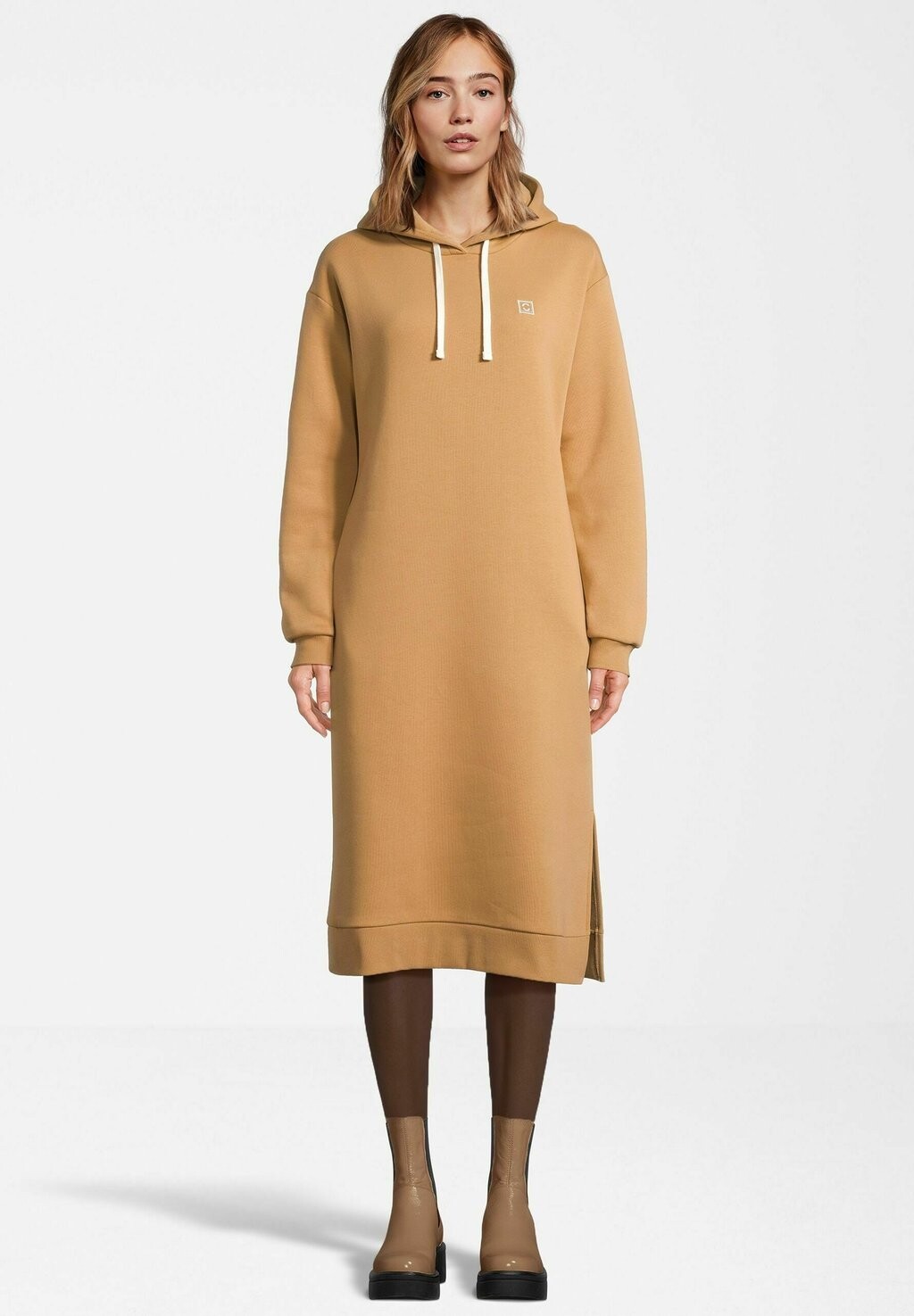 

Повседневное платье DAMEN HOODIE-KLEID COURSE, цвет hellbraun