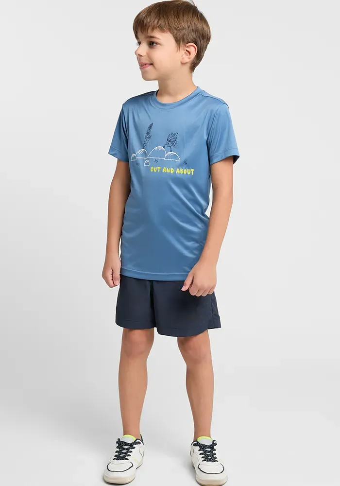

Футболка Jack Wolfskin "OUT AND ABOUT T KIDS", синий