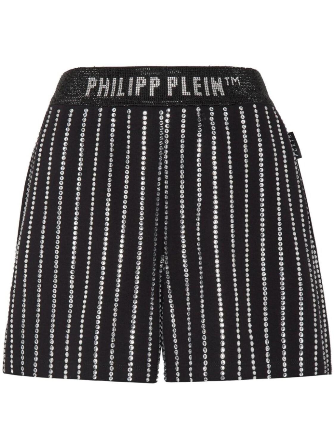 

Philipp Plein шорты с кристаллами, черный