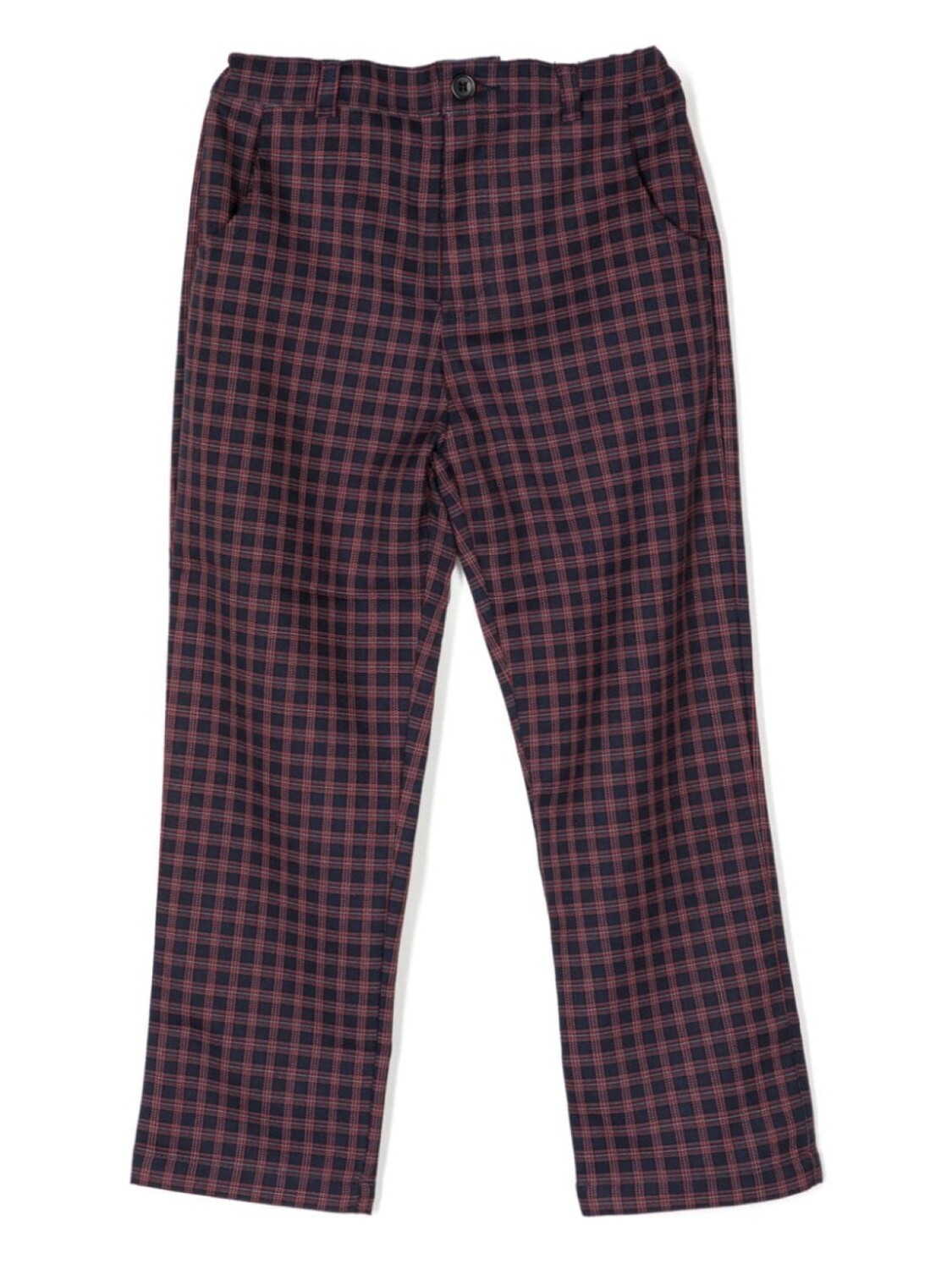 

Прямые брюки в клетку Rachel Riley, синий