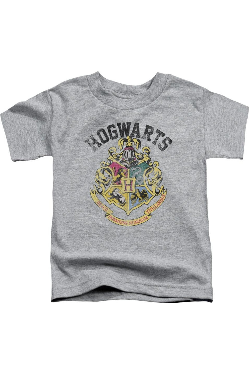 

Футболка с коротким рукавом для детей с гербом Хогвартса из Гарри Поттера Gildan, Athletic Heather