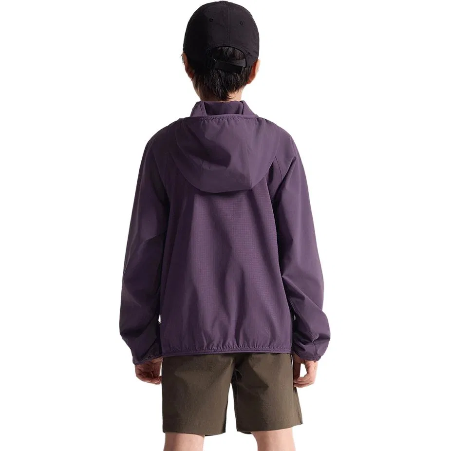 Солнцезащитная куртка для детей THE NORTH FACE длинный темно-фиолетовый — фото 3