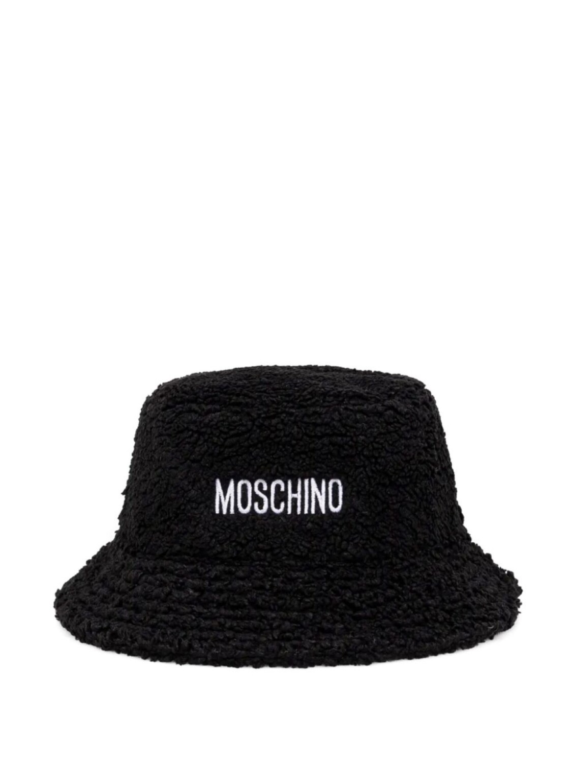 

Moschino панама с вышивкой, черный