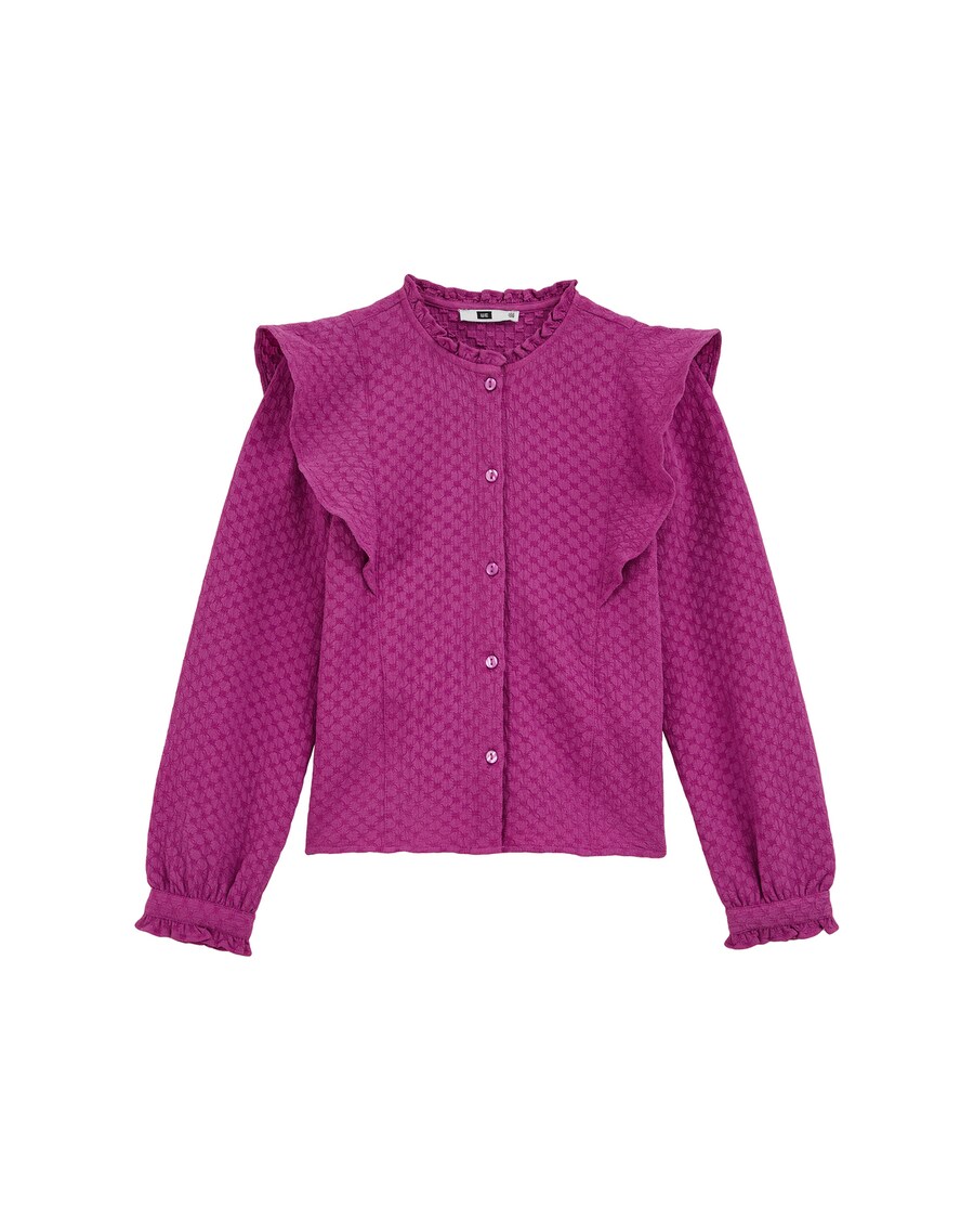 

Вязаный кардиган WE Fashion, Dark pink