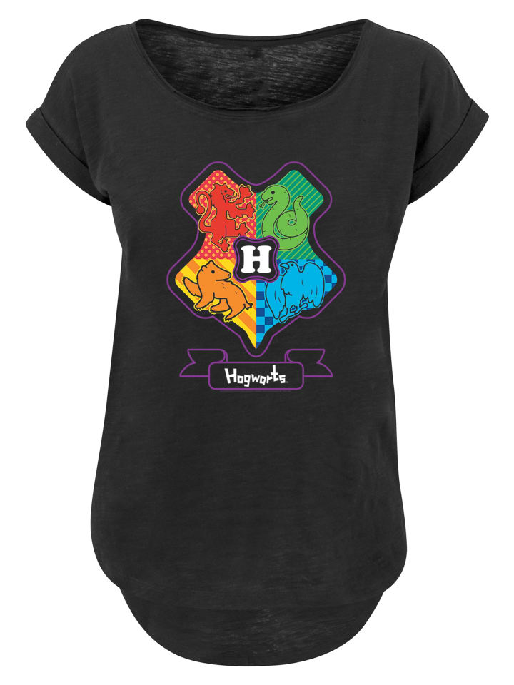 

Длинная футболка с гербом Хогвартса Гарри Поттера, черная F4NT4STIC, Черный, Длинная футболка с гербом Хогвартса Гарри Поттера, черная F4NT4STIC