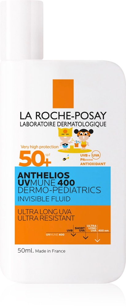 

Anthelios dermo-pediatrics защитный флюид с легкой текстурой и фактором защиты 50+ La Roche-Posay, 50 мл
