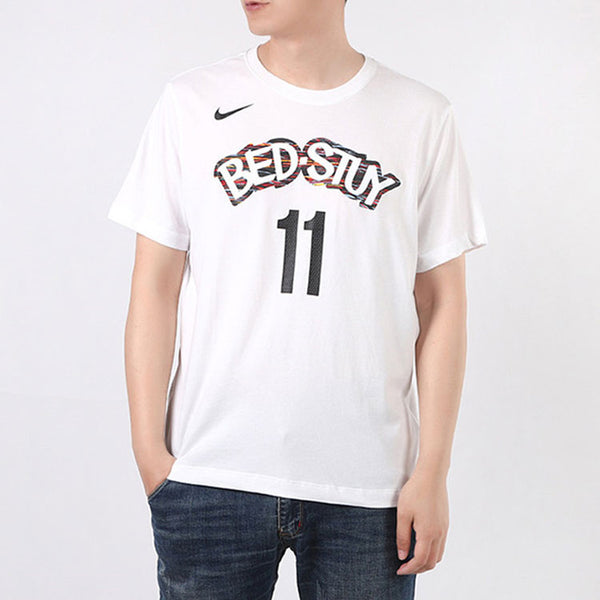 Футболка dri-fit nba 19-20 brooklyn nets 11 irving tee white Nike, белый — фото 3