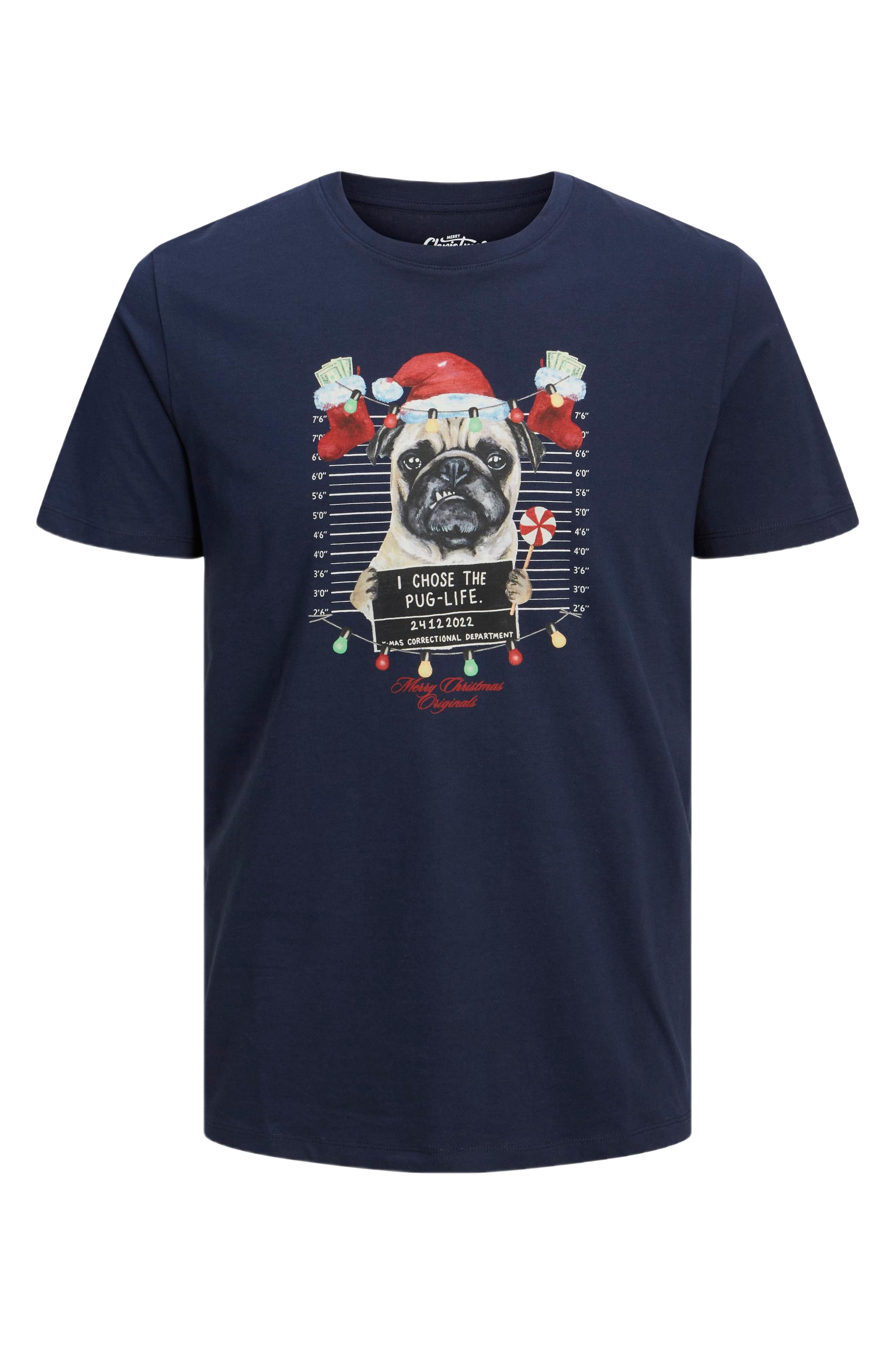 

Футболка мужская Jack & Jones с принтом, синий